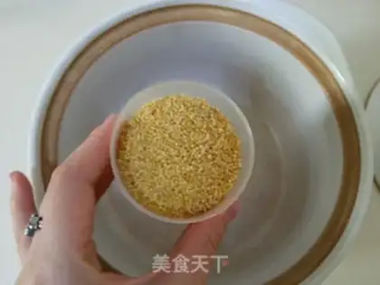 Make Chestnut rice porridge step 0