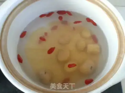 Make Chestnut rice porridge step 2