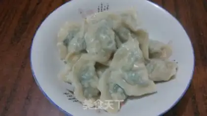 Make Eggs and spinach dumplings step 6