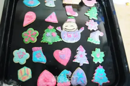 Make Christmas cookies step 22