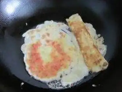 Make Tomato thick egg fever step 5