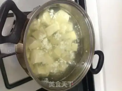 Make Tofu soup step 2