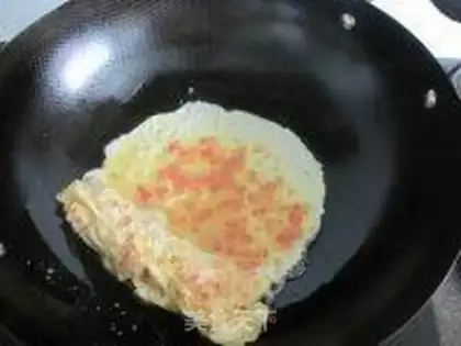 Make Tomato thick egg fever step 6