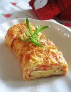 Make Tomato thick egg fever step 8