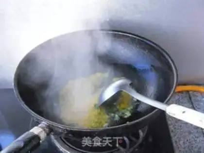 Make Gold soup, meatloaf step 4