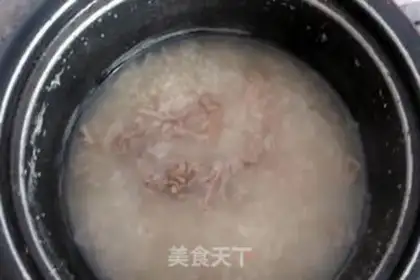 Make Pork porridge step 2