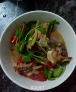 Make Tea, tomato, fish head step 8