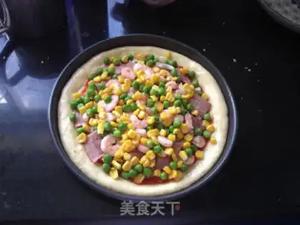 Make Shrimp bacon garden pizza step 11