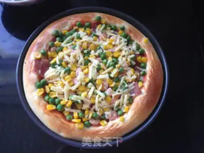 Make Shrimp bacon garden pizza step 12
