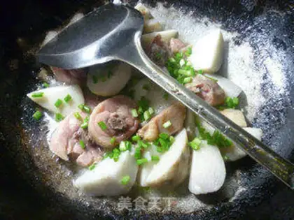 Make Cooking potatoes for chicken legs step 9