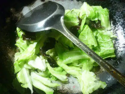 Make Black-muck cabbage step 1