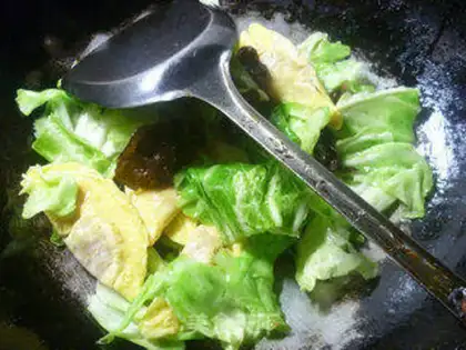 Make Black-muck cabbage step 2