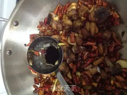Make Spicy chicken step 17