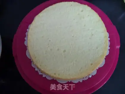 Make French cream cake step 9