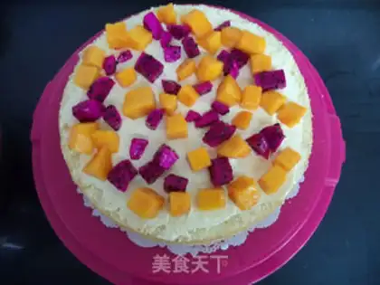 Make French cream cake step 12