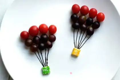 Make Fruit balloon step 1