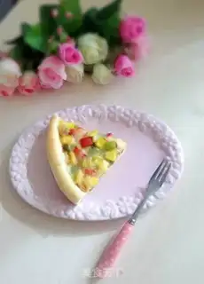 Make Garden bacon pizza step 17