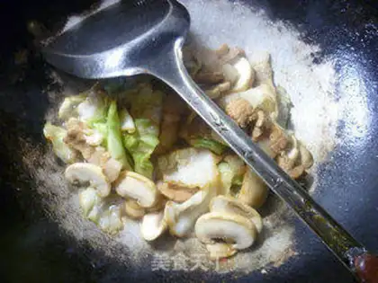 Make Five flowers, mushrooms, cabbage step 9