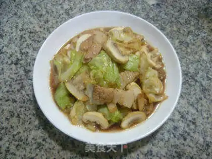 Make Five flowers, mushrooms, cabbage step 10