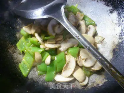 Make Pepper fried mushrooms step 7