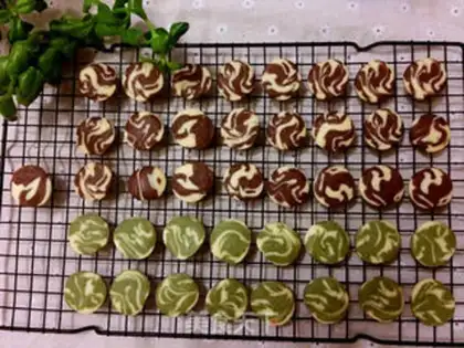 Make Nice double marble cookies step 13
