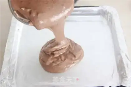 Make Christmas root cake step 6