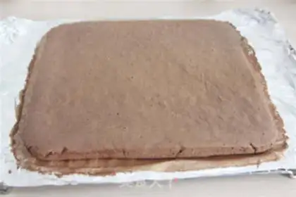 Make Christmas root cake step 8