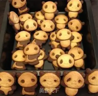 Make Panda cookies step 15
