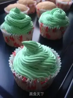 Make ♪ Sweet beads of Christmas cupcakes ♪ step 10