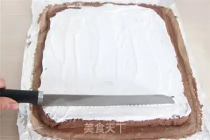 Make Christmas root cake step 10