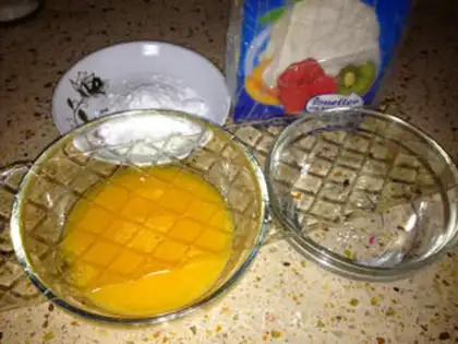 Make Bacon cheese mousse cake step 12