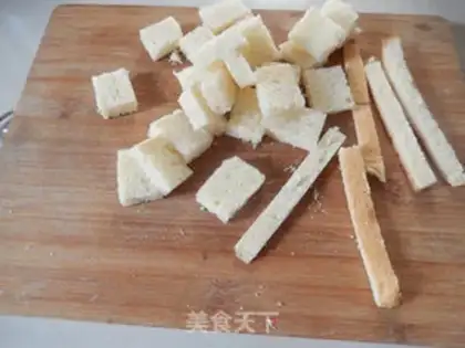 Make Bread pudding step 1