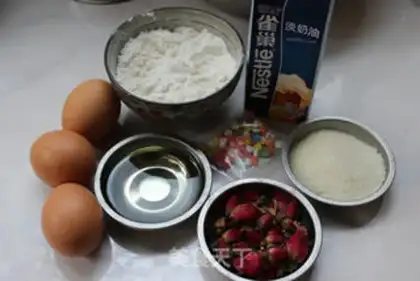 Make Butter rose cake step 0
