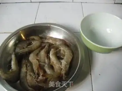 Make Shrimp and sweet peas step 0