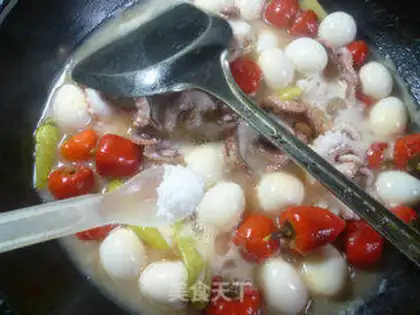 Make ♪ The paprika eggs boil the tide ♪ step 6