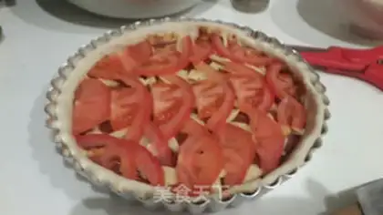Make Secret red sausage pizza step 10