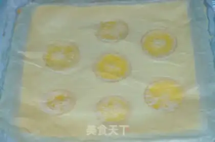 Make Orange cake roll step 12