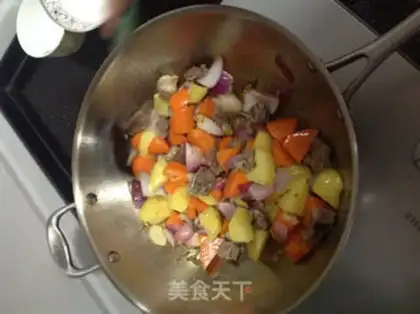 Make curry beef cover step 6