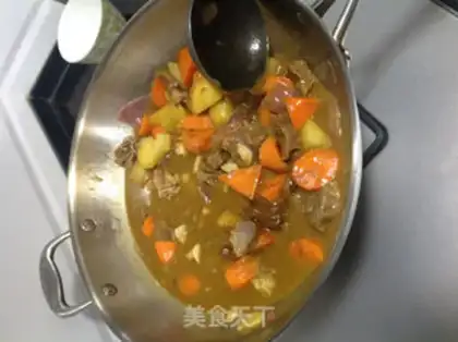 Make curry beef cover step 10