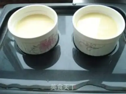 Make Milky egg pudding step 5