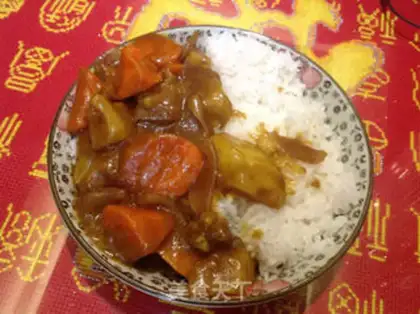 Make curry beef cover step 12