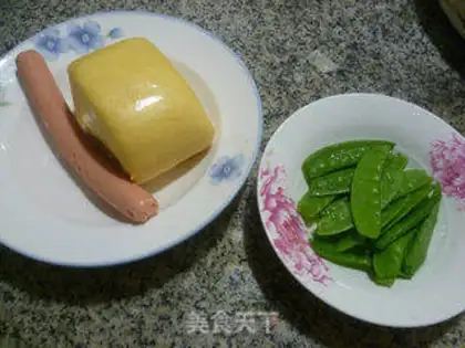 Make Ham Dutch beans step 0