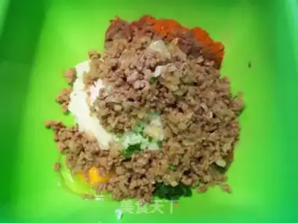 Make Fried beef cake step 6
