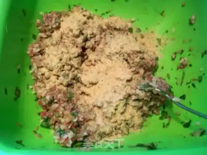 Make Fried beef cake step 7