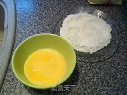 Make Fried beef cake step 9