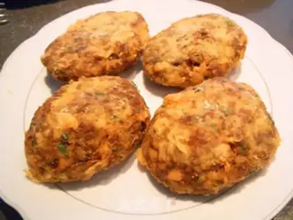 Make Fried beef cake step 13