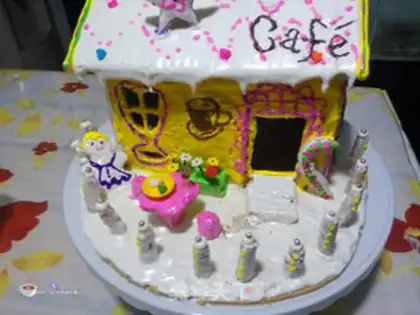 Make Gingercake cafe step 13