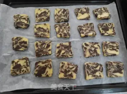 Make Marble cookies step 7