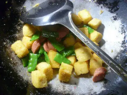 Make Ham Dutch beans step 9