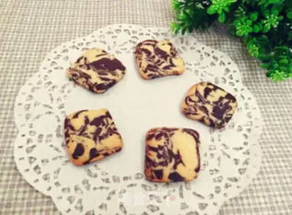 Make Marble cookies step 9